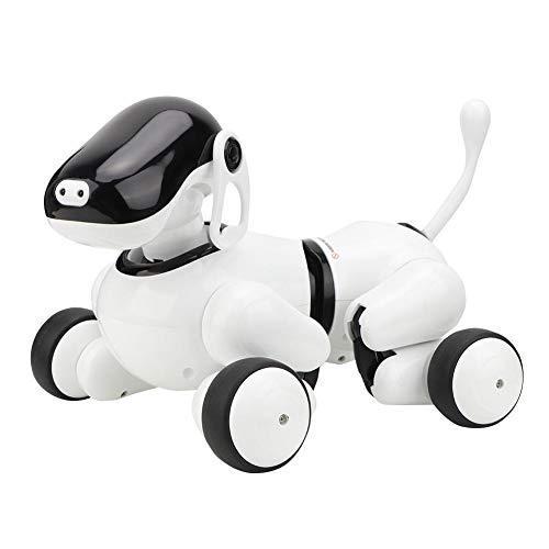 知能ロボット玩具、犬のためのスマートロボット知能スマートタッチ音声電気ロボット犬のギフト子供用おもちゃあなたの子供にぴったりのギフト 高品質：このロボット犬は 高品質のプラスチック素材で作られ 耐摩耗性と耐衝撃性の特性を持ち 長寿命です