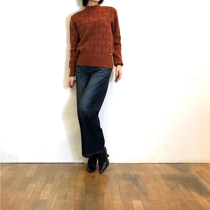 フライガール FLY GIRL 長袖ニット ハイネック イタリア 服