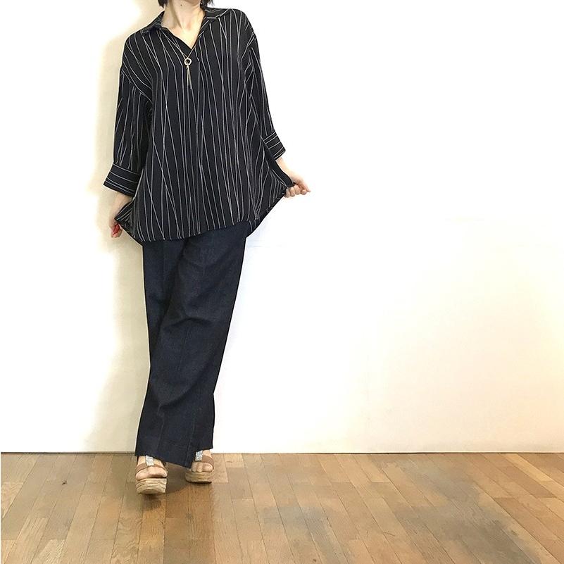 ラルフローレンブラックレーベル　異素材ミックス長袖ブラウス　M ラルフローレンブラックレーベル 異素材ミックス長袖ブラウス M ラルフ