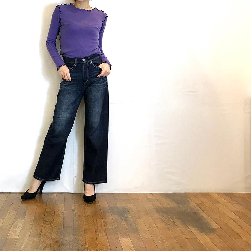 C.C.CROSS シーシークロス デニム ハイライズ セミワイド : セレクト 