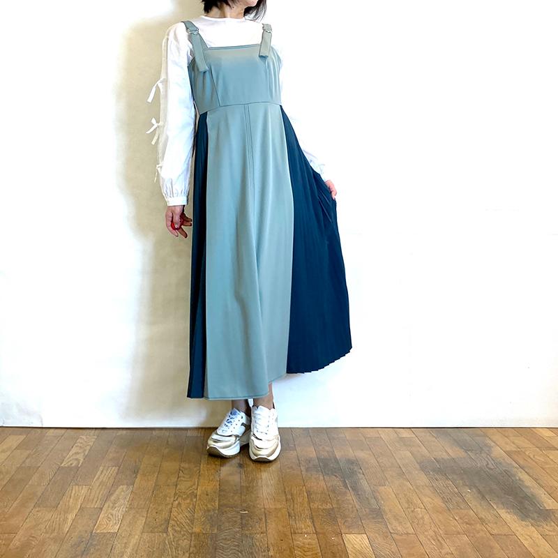 ミーア アステリズム Mia-asterism サイドプリーツ切り替えジャンパー  