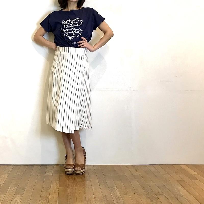 キャサリンハーネル Aラインラップスカート 巻きスカート 