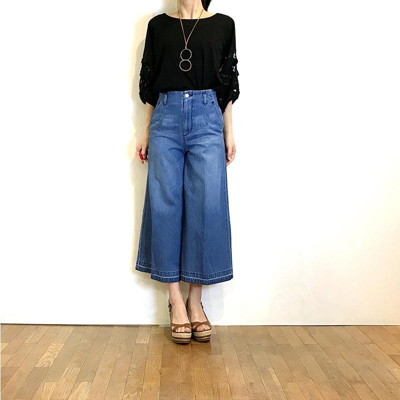 LOUNIE（ルーニィ） デニムワイドパンツ 36 LOUNIE : セレクトショップ