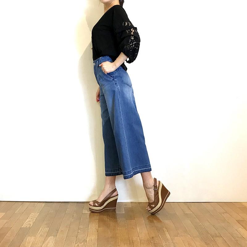 LOUNIE（ルーニィ） デニムワイドパンツ 36 LOUNIE : セレクトショップ