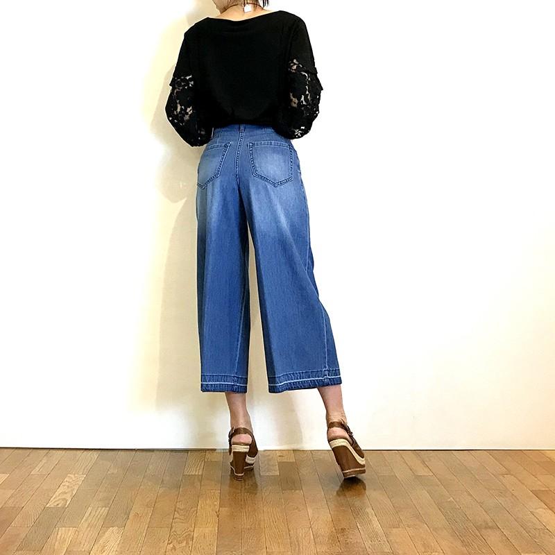 ★新品★LOUNIE ルーニィ ワイドパンツ LOUNIE（ルーニィ） デニムワイドパンツ 36 LOUNIE : セレクトショップ