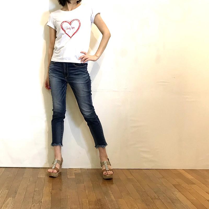 Catherine Harnel（キャサリンハーネル） ハートプリント 半袖 