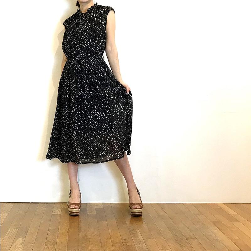 Catherine Harnel キャサリンハーネル ワンピース ドットプリント水玉  