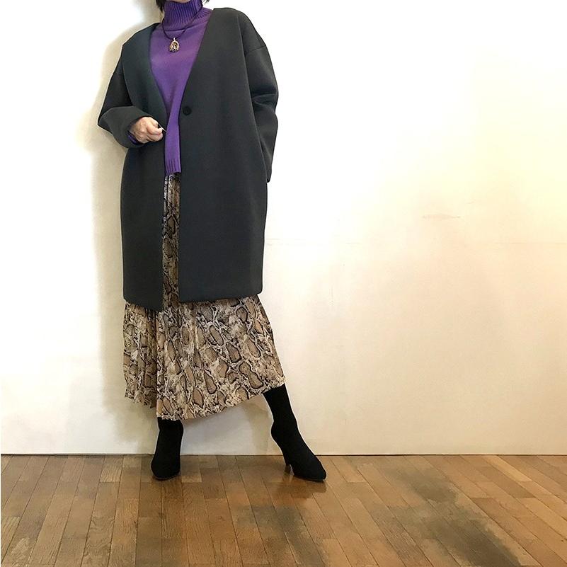 relaxing.R（リラクシングアール） ボンディング ノーカラーコート 