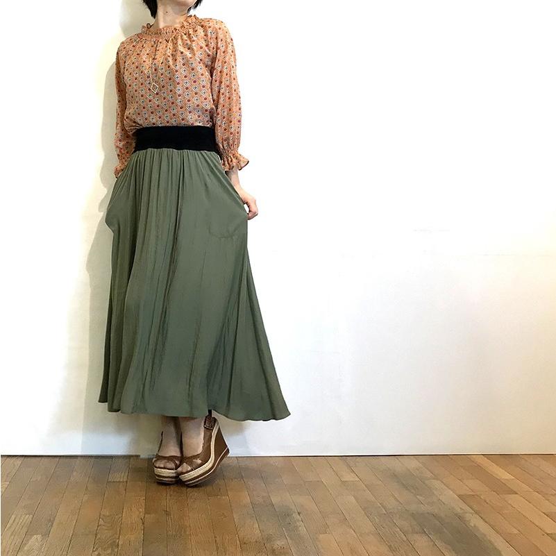 コムアンファム マキシスカート ビンテージ ロングスカート COMME UNE 