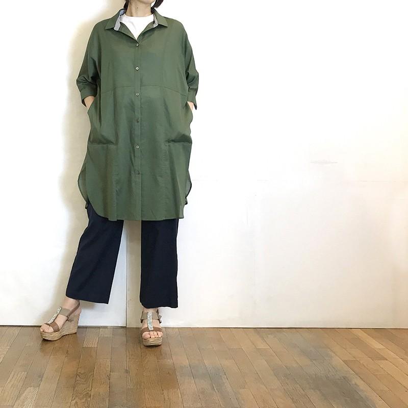 コムアンファム COMME UNE FEMME シャツ ロング ブラウス チュニック 
