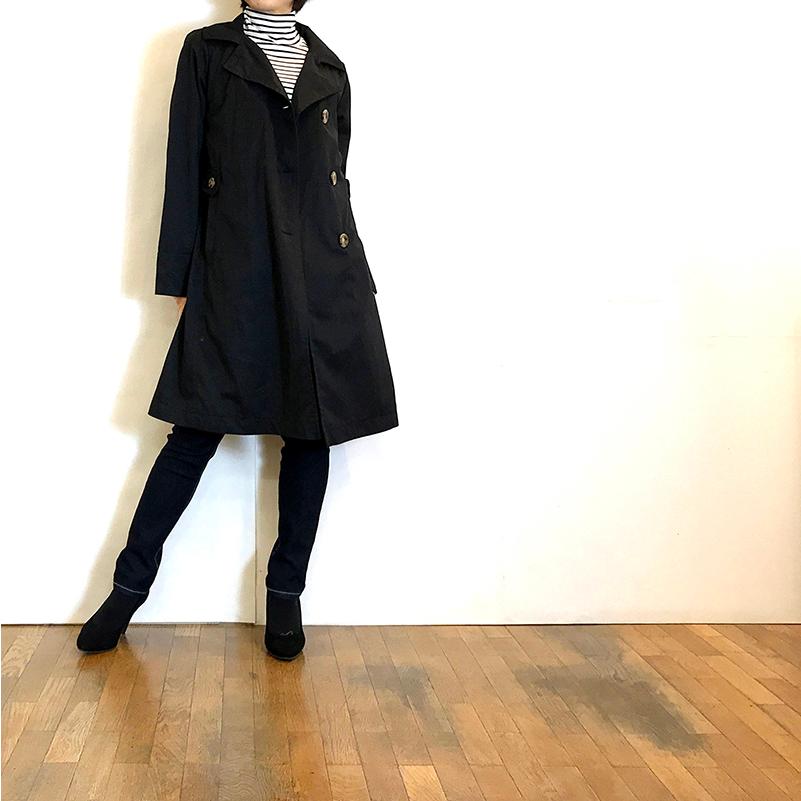 コムアンファム COMME UNE FEMME トレンチコート ダウン入りライナー