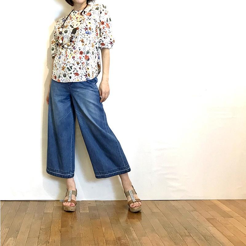 パシオーネ ブラウス リバティ―プリント PASSIONE :816451:セレクト