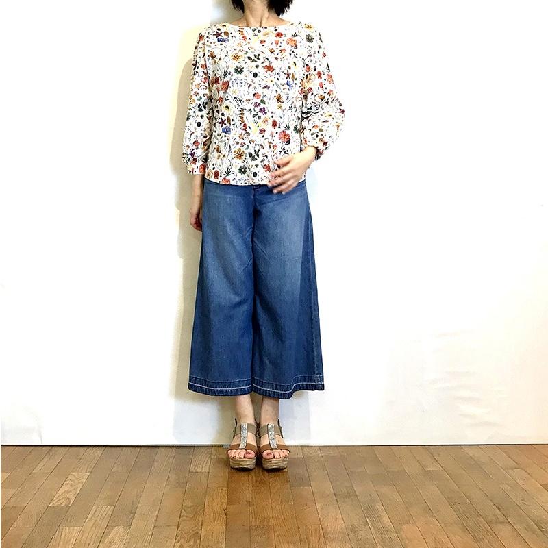 パシオーネ ブラウス リバティ―プリント PASSIONE :816451:セレクト