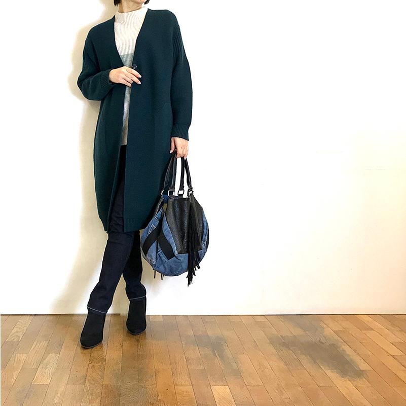 Aldridge アルドリッジ Vネック ニット ロング カーディガン 毛100 婦人服 ブランド 店舗 0g0115 セレクトショップ ミーナ 通販 Yahoo ショッピング