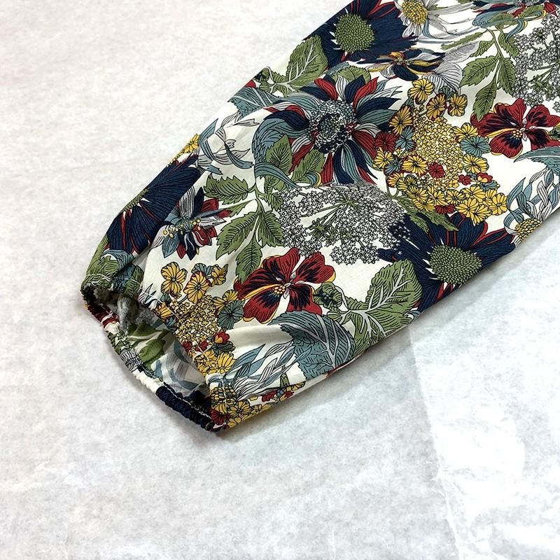 新品　BRAHMIN ブラーミン ラウンドスリーブ ブラウス　25SS 新品 BRAHMIN ブラーミン ラウンドスリーブ ブラウス 25SS