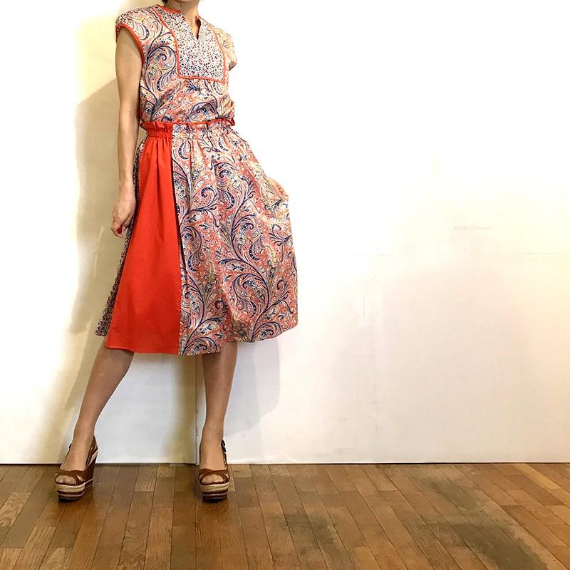 Brahmin ブラーミン スカート フレア リバティプリント タナローン 