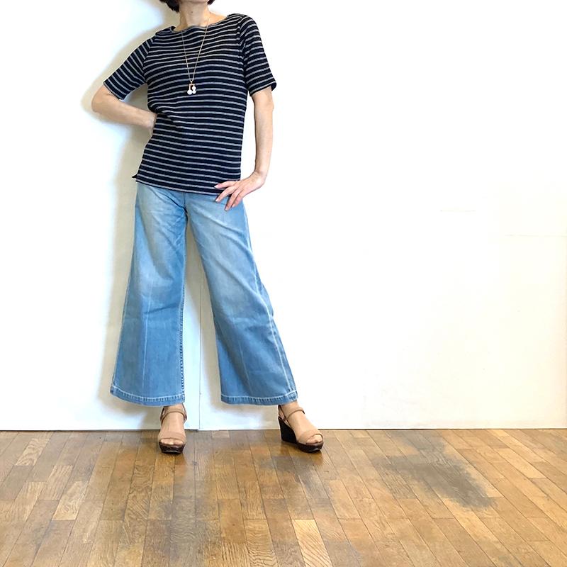 オルドリッジジュヌ jeune ジェンヌ Tシャツ テレコ 半袖カットソー 