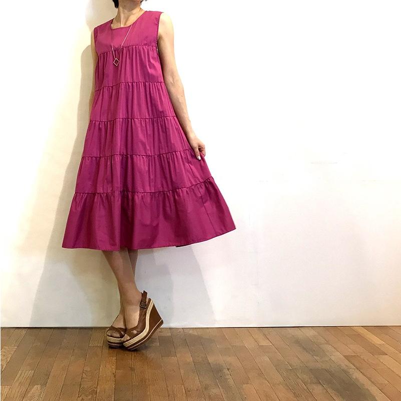 プライオリティ ティアードワンピース ロング ノースリーブ Priority P セレクトショップ ミーナ 通販 Yahoo ショッピング