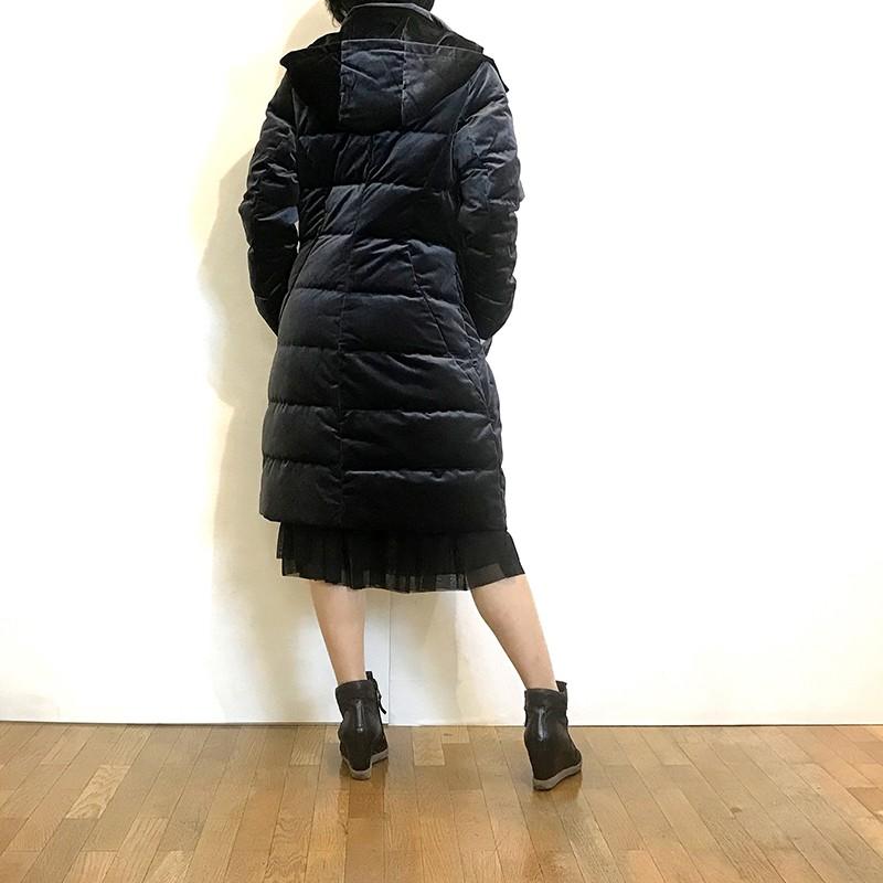SPOOM（スプーム） ダウンコート ベロア ロング SPOOM 2018 ASHAYA