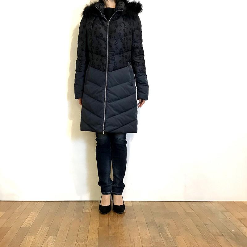 SPOOM スプーム ダウンコート ロング丈ダウンジャケット SIYA-2 紺