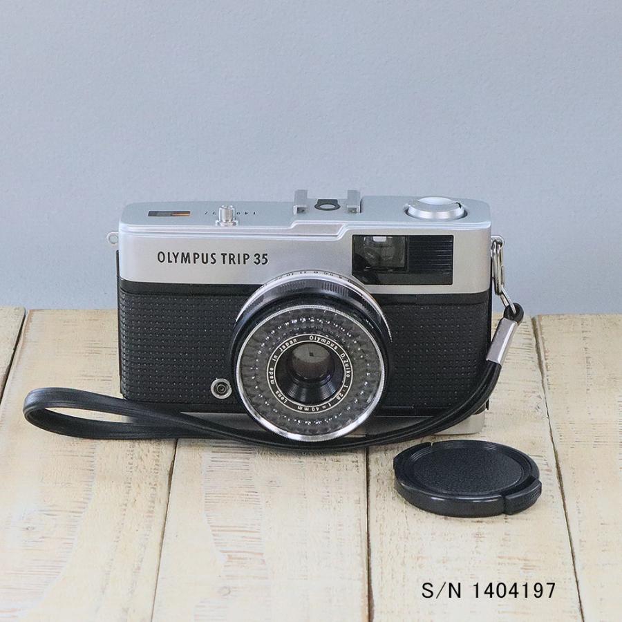 中古】【保証付】 オリンパス OLYMPUS TRIP 35 S/N 1404197（ケース