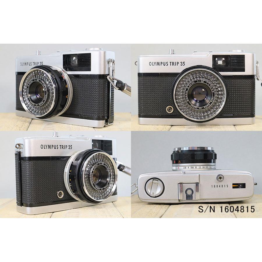 中古】【保証付 】 オリンパス OLYMPUS TRIP 35 S/N 1604815（ケース