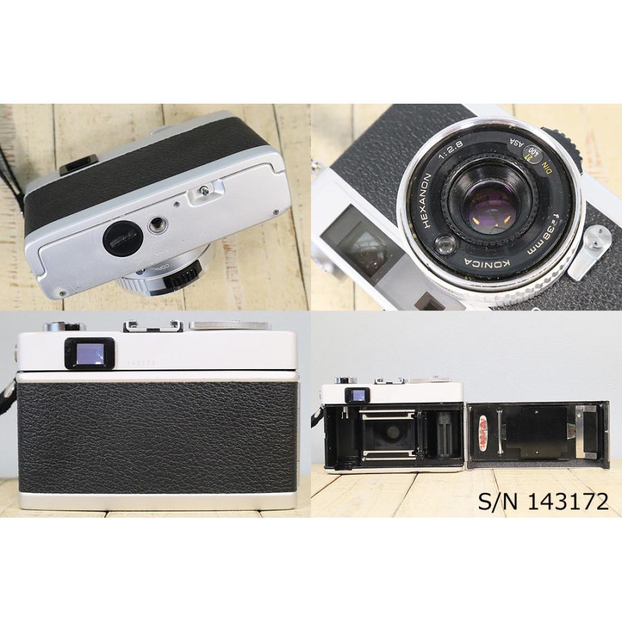 中古】【保証付 】 コニカ KONICA C35 Flashmatic S/N 143172（ケース