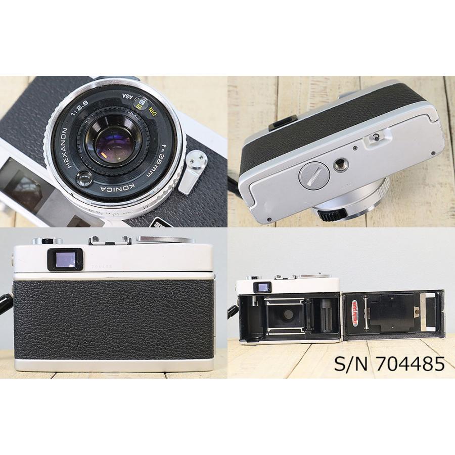 中古】【保証付 】 コニカ KONICA C35 Flashmatic S/N 704485（ケース