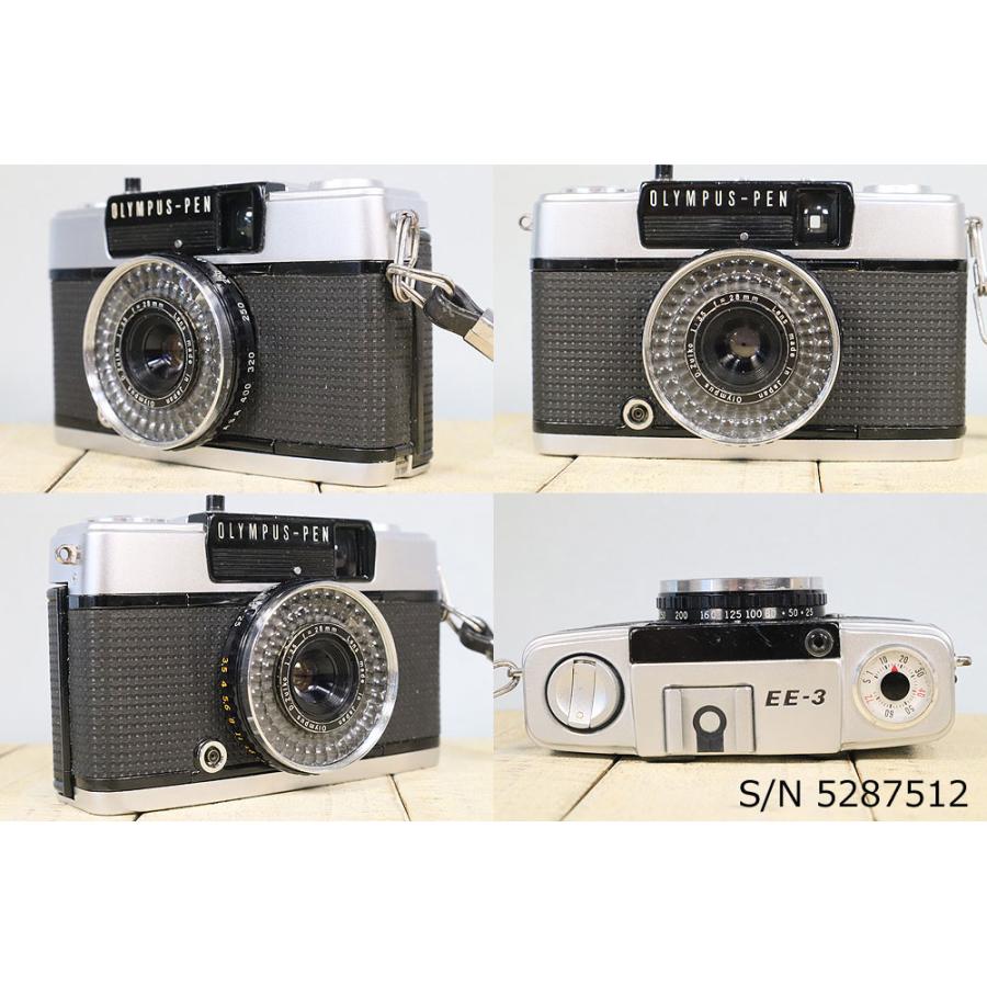 中古】【保証付 】 オリンパス OLYMPUS PEN EE-3 S/N 5287512（ケース