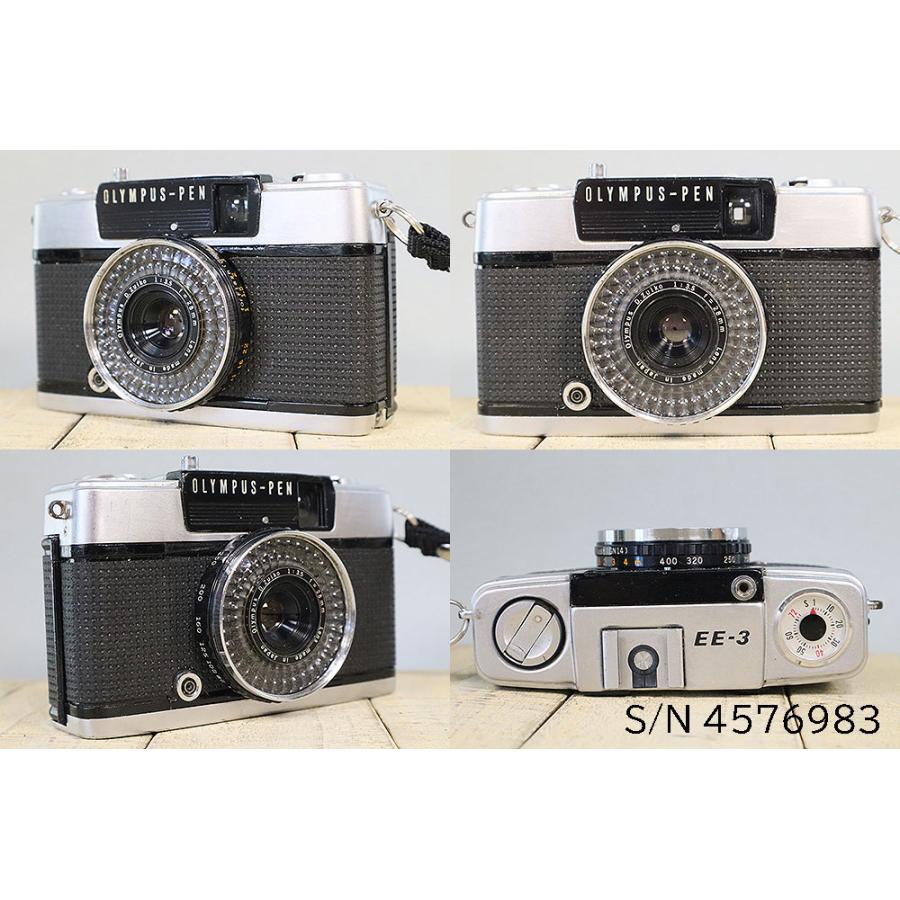 中古】【保証付 】 オリンパス OLYMPUS PEN EE-3 S/N 4576983（ケース