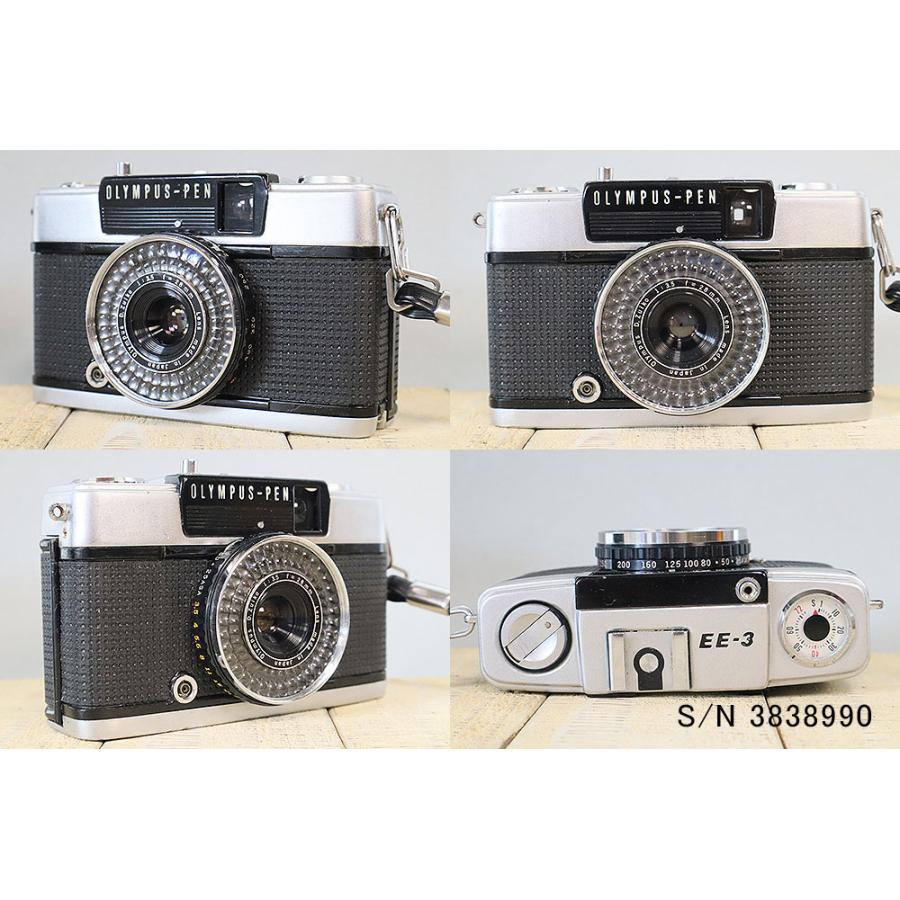 中古】【保証付 】 オリンパス OLYMPUS PEN EE-3 S/N 3838990（ケース