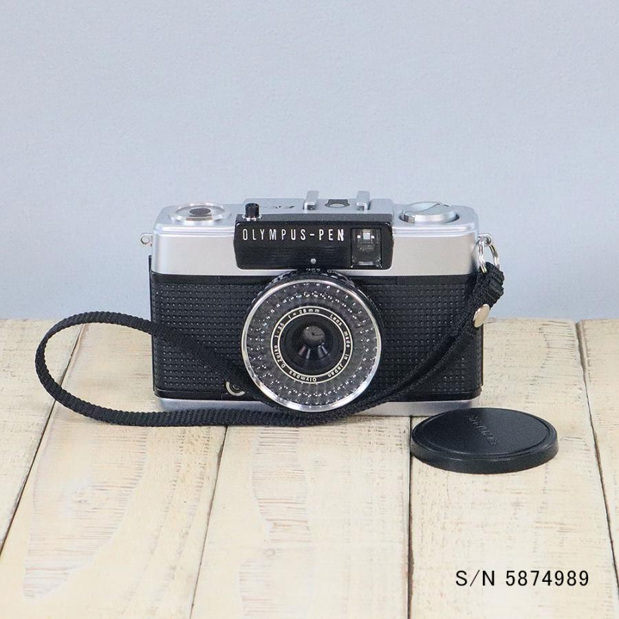 中古】【保証付 】 オリンパス OLYMPUS PEN EE-3 S/N 5874989（ケース