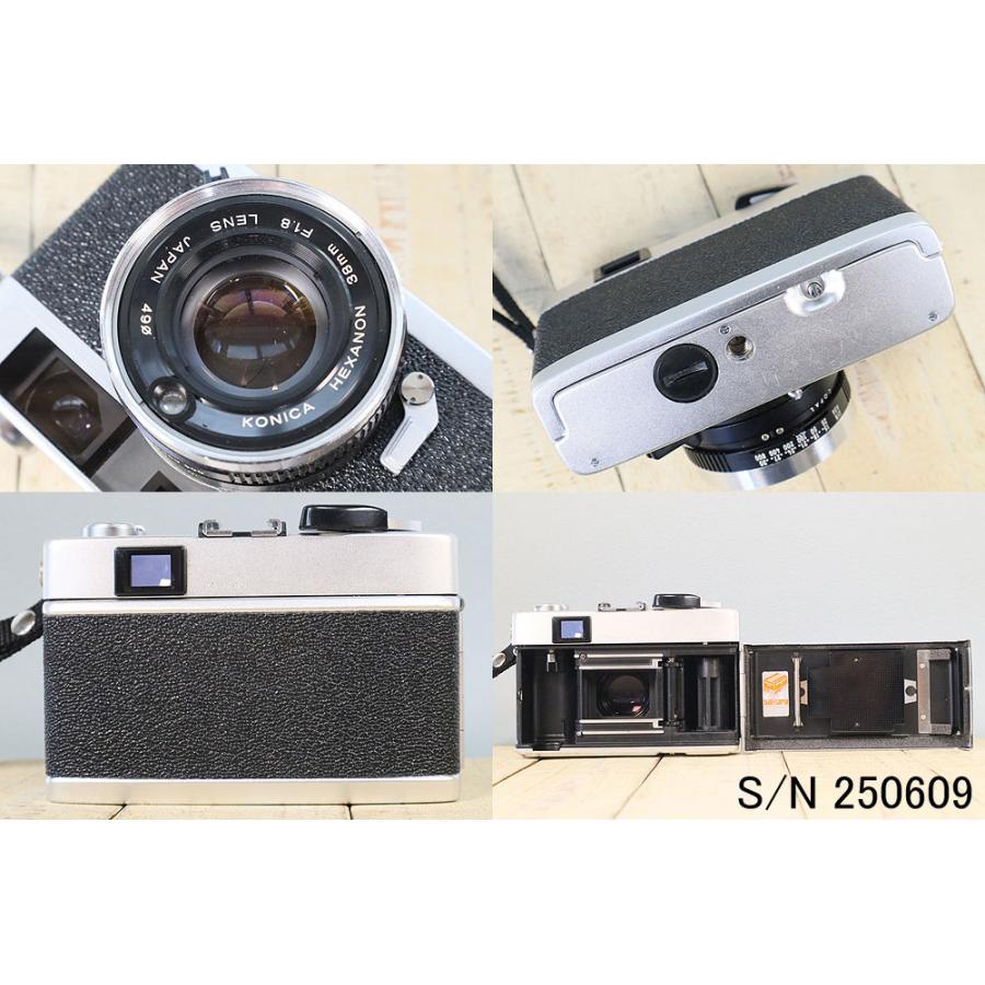 中古】【保証付 】 コニカ KONICA C35 FD S/N 250609（ケース