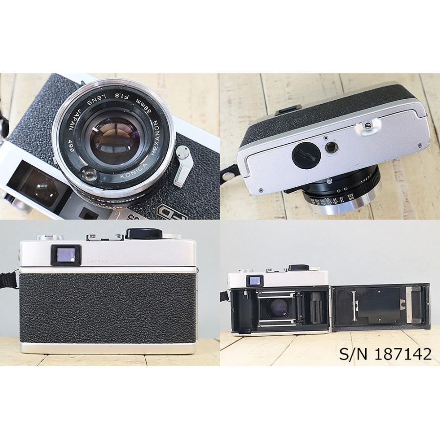 中古】【保証付 】 コニカ KONICA C35 FD S/N 187142（ケース