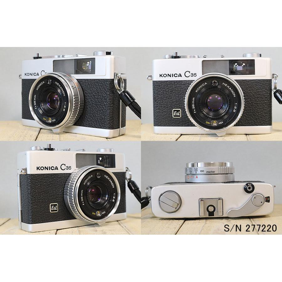 中古】【保証付 】 コニカ KONICA C35 E&L 277220（ケース・フイルム付