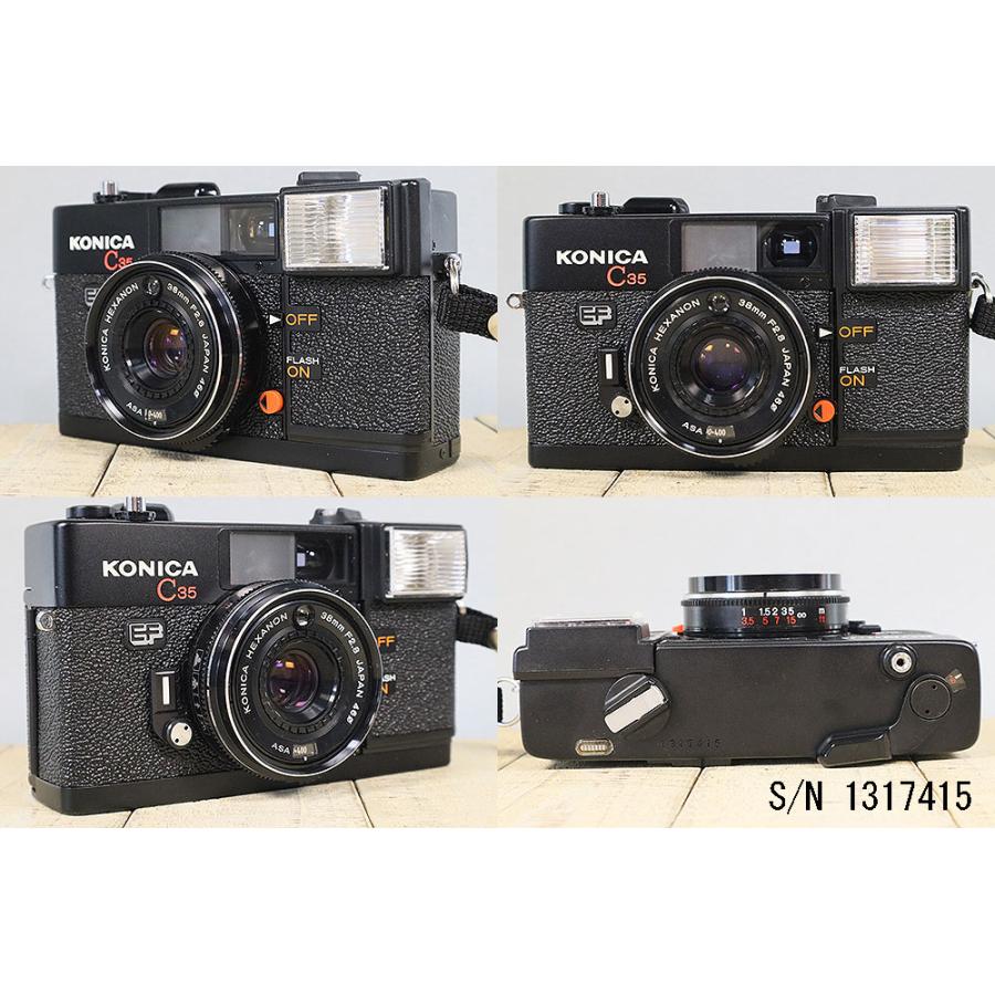 中古】【保証付 】 コニカ KONICA C35 EF S/N 1317415（ケース