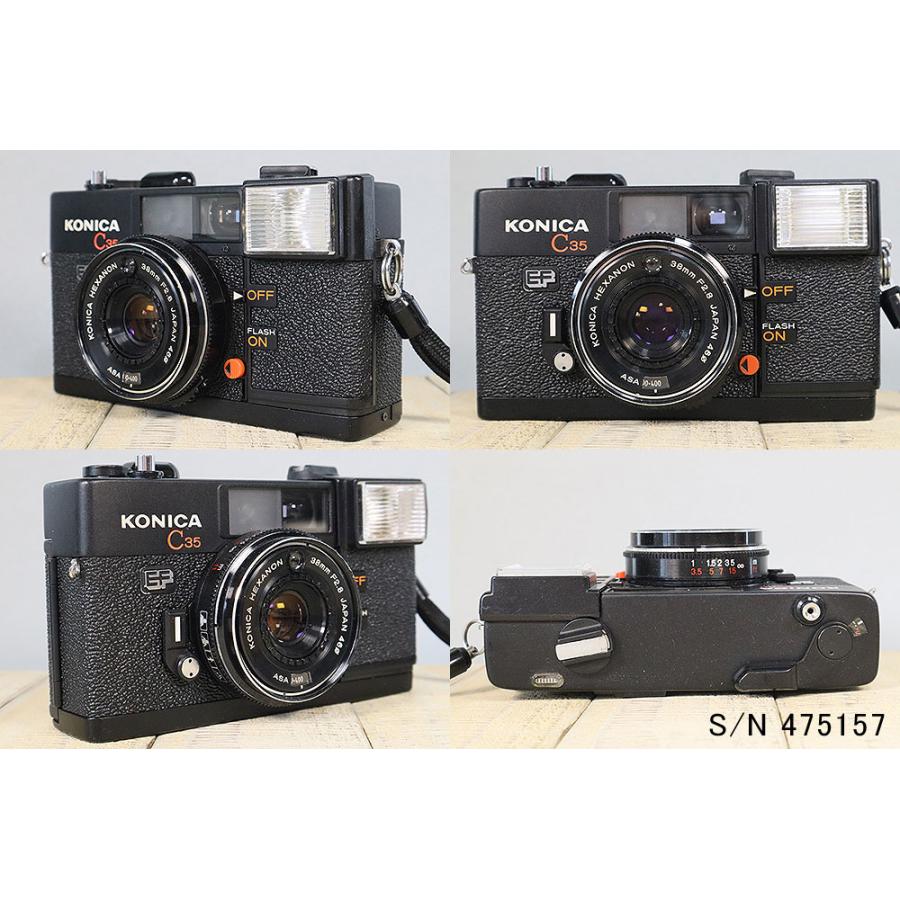 作動保証1ヶ月】 整備済、完動品/ コニカ Konica C35 EF 【公式通販】