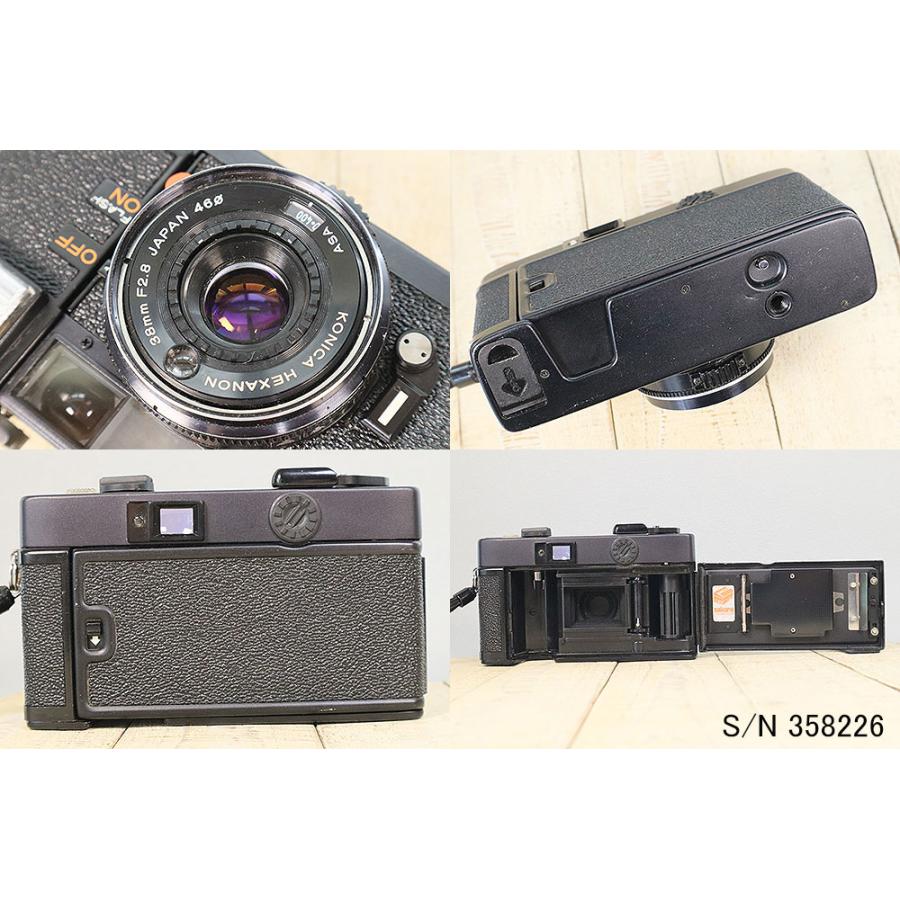 中古】【保証付 】 コニカ KONICA C35 EF S/N 1613036（ケース