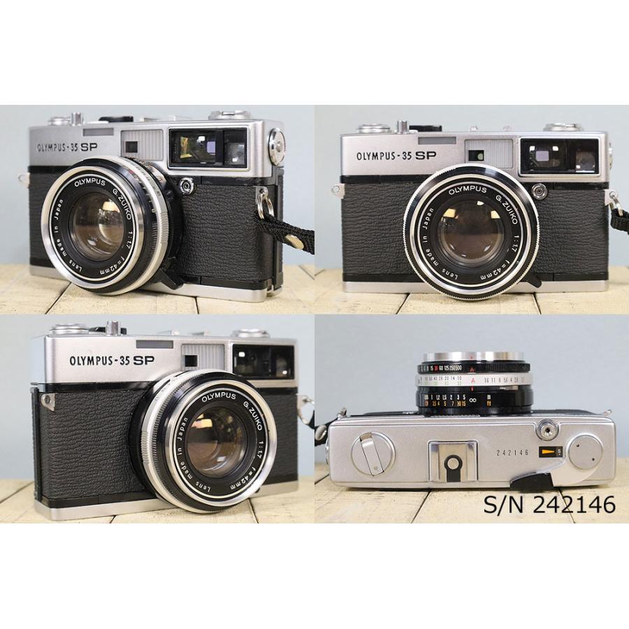 中古】【保証付 】 オリンパス OLYMPUS 35 SP S/N 242146（ケース