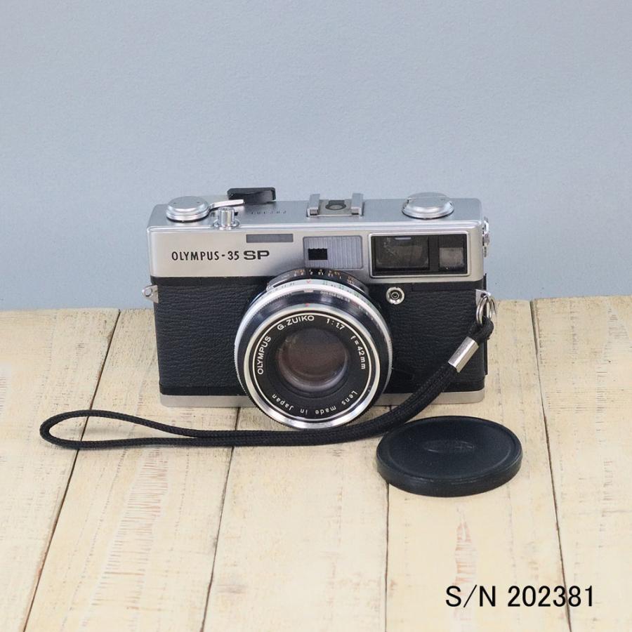 Olympus-35 SP シルバー コンパクトフィルムカメラ レザーケース付き