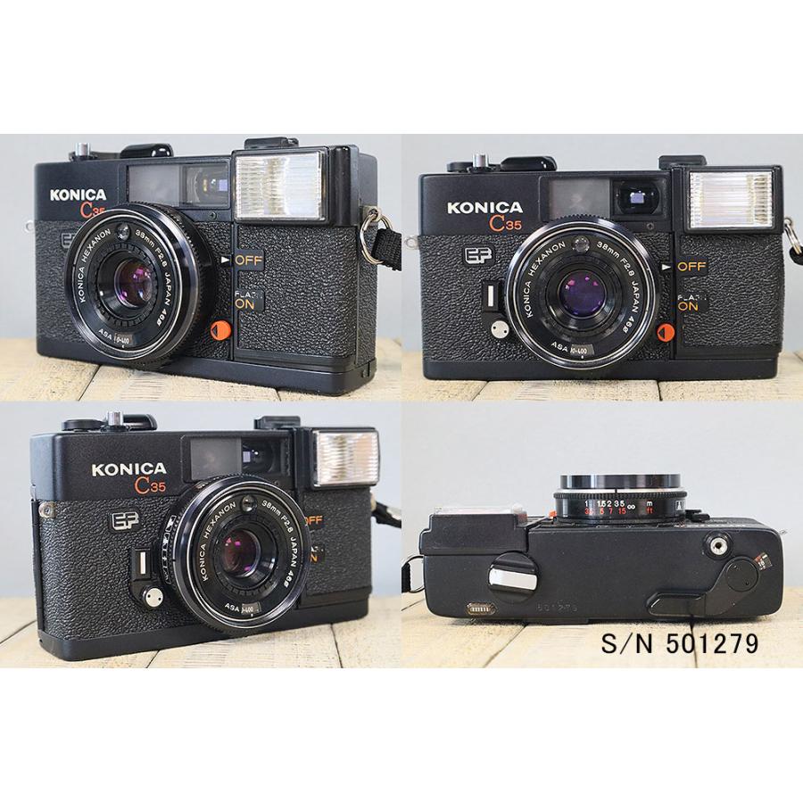 中古】【保証付 】 コニカ KONICA C35 EF S/N 501279（ケース