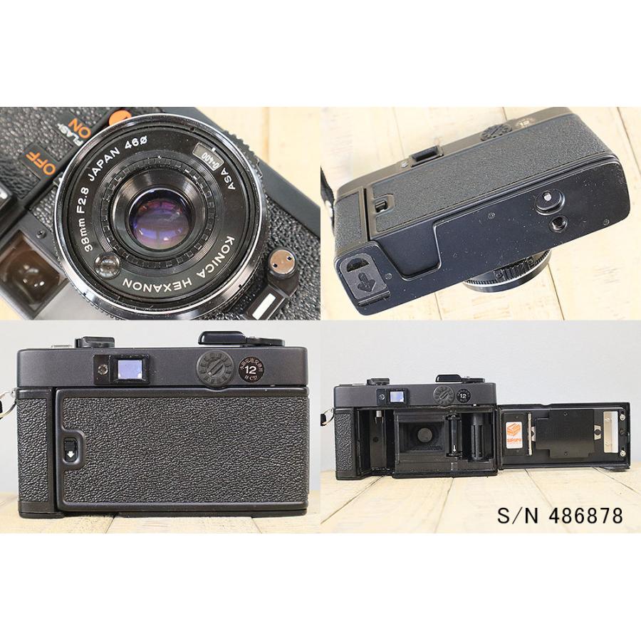 中古】【保証付 】 コニカ KONICA C35 EF S/N 486878（ケース