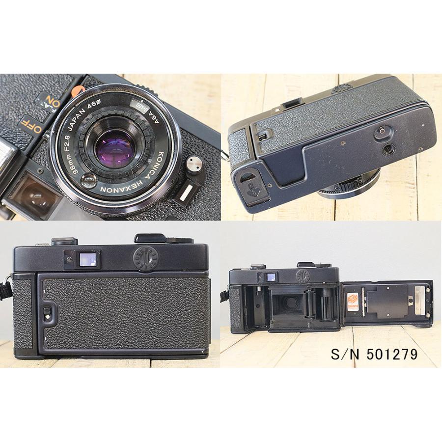中古】【保証付 】 コニカ KONICA C35 EF S/N 501279（ケース