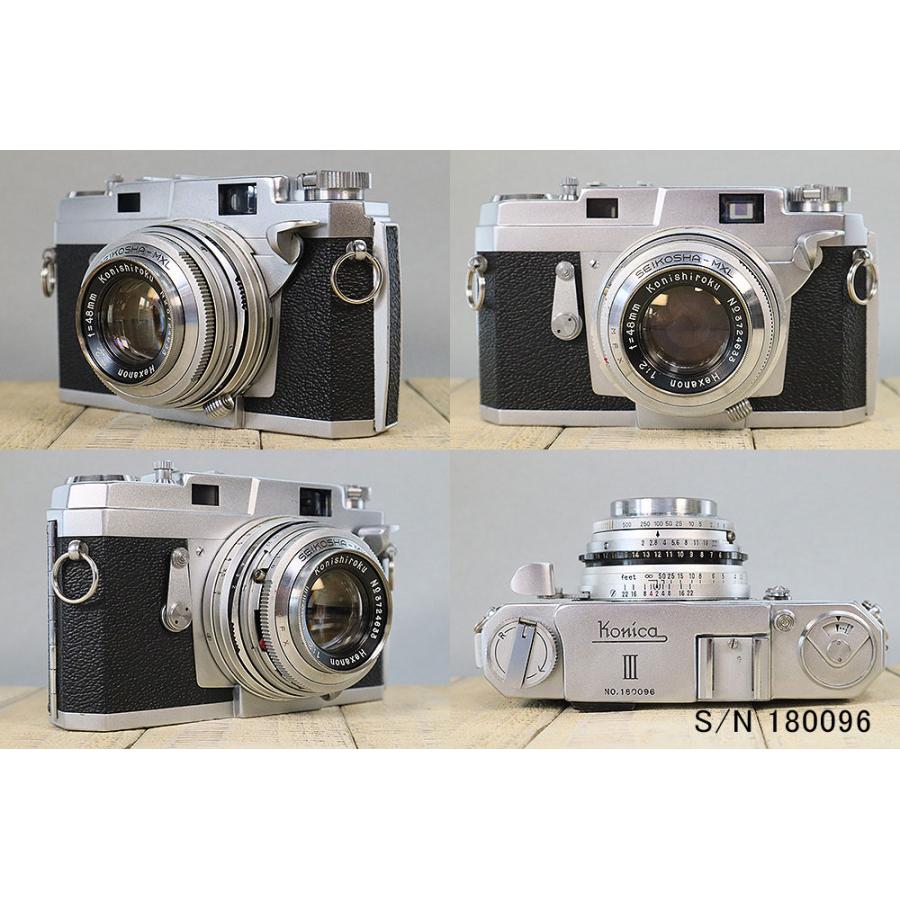 中古】【保証付 】 コニカ KONICA III S/N 180096（ケース・フイルム付