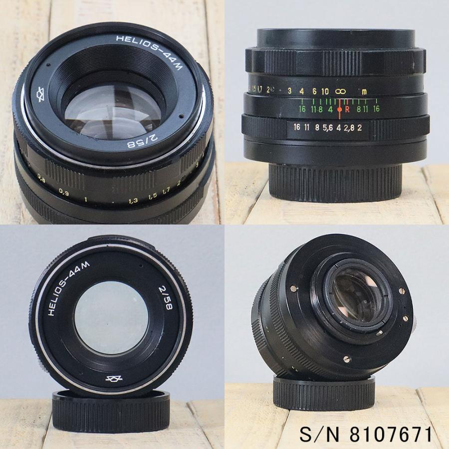 保証付 】【中古】 オールドレンズ Helios (ヘリオス) 44M 58mm F2 M42