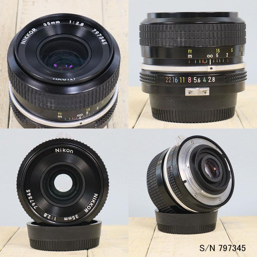 保証付 】【中古】 オールドレンズ Nikon NIKKOR 35mm f2.8 保証付 】【中古】 オールドレンズ Nikon NIKKOR 35mm f2.8
