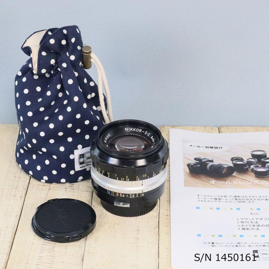 保証付 】【中古】 オールドレンズ Nikon NIKKOR-S.C Auto 50mm f1.4