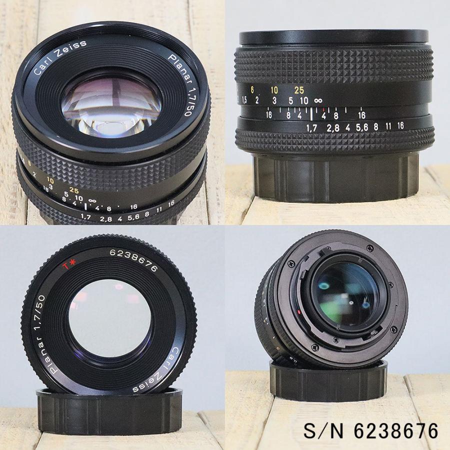 保証付 】【中古】 オールドレンズ CONTAX CARL ZEISS T* PLANAR 50mm