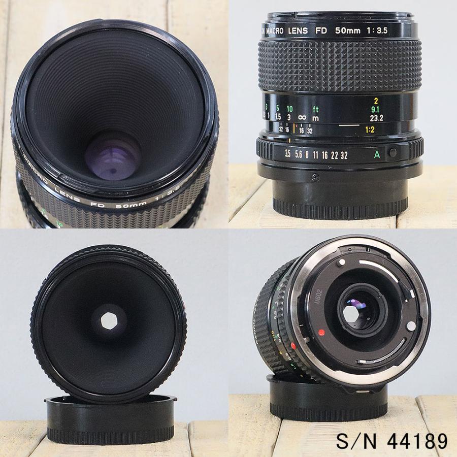 保証付 】【中古】 オールドレンズ CANON MACRO LENS NEW FD 50mm F3.5