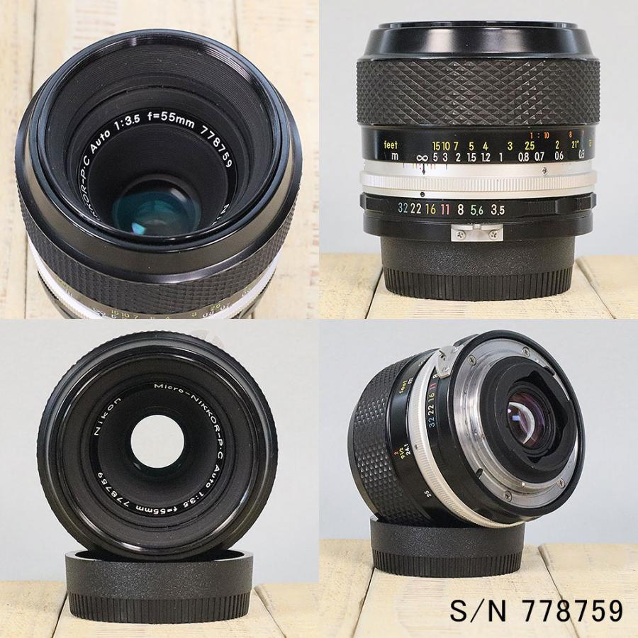 保証付 】【中古】 オールドレンズ Nikon Micro-NIKKOR-P Auto 55mm F3
